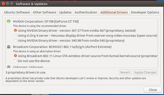 Ubuntu drivers for wireless